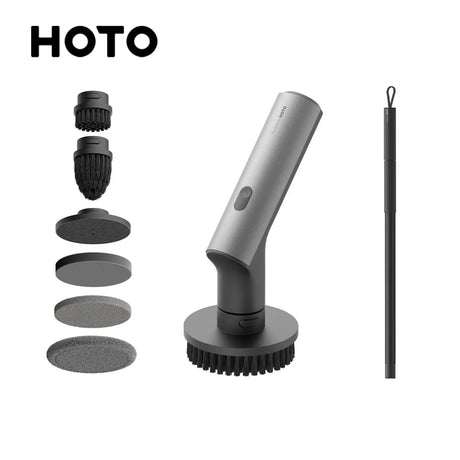 Cordless Electric Spin Scrubber - Rechargeable Power Cleaning Brush