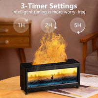 Flame Humidifier Aroma Diffuser