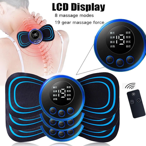 Electric Pulse Neck Massager with Heat — TENS Cervical Relief