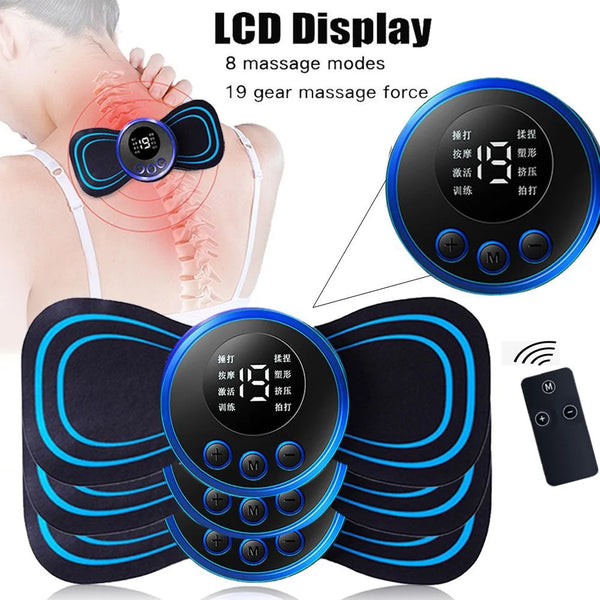 Electric Pulse Neck Massager with Heat — TENS Cervical Relief